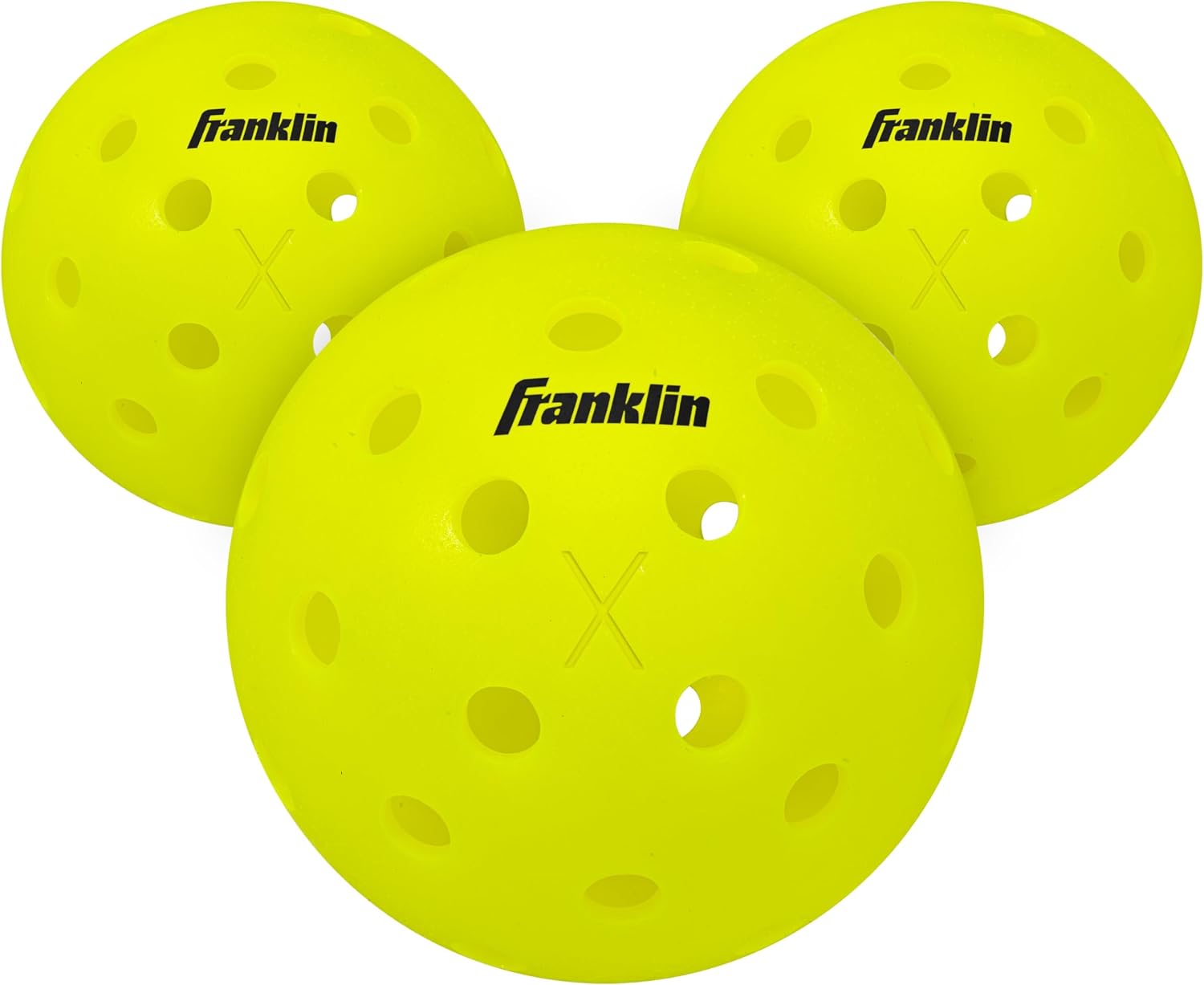 Franklin Sports X-40 Outdoor Pickleballs (12-Pack)
