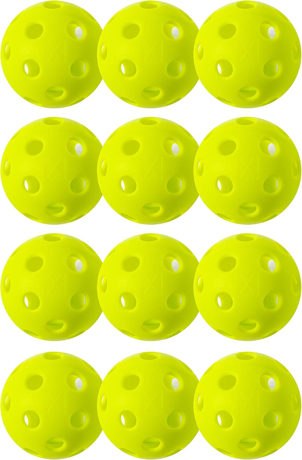 Franklin Sports X-26 Indoor Pickleballs (12-Pack)