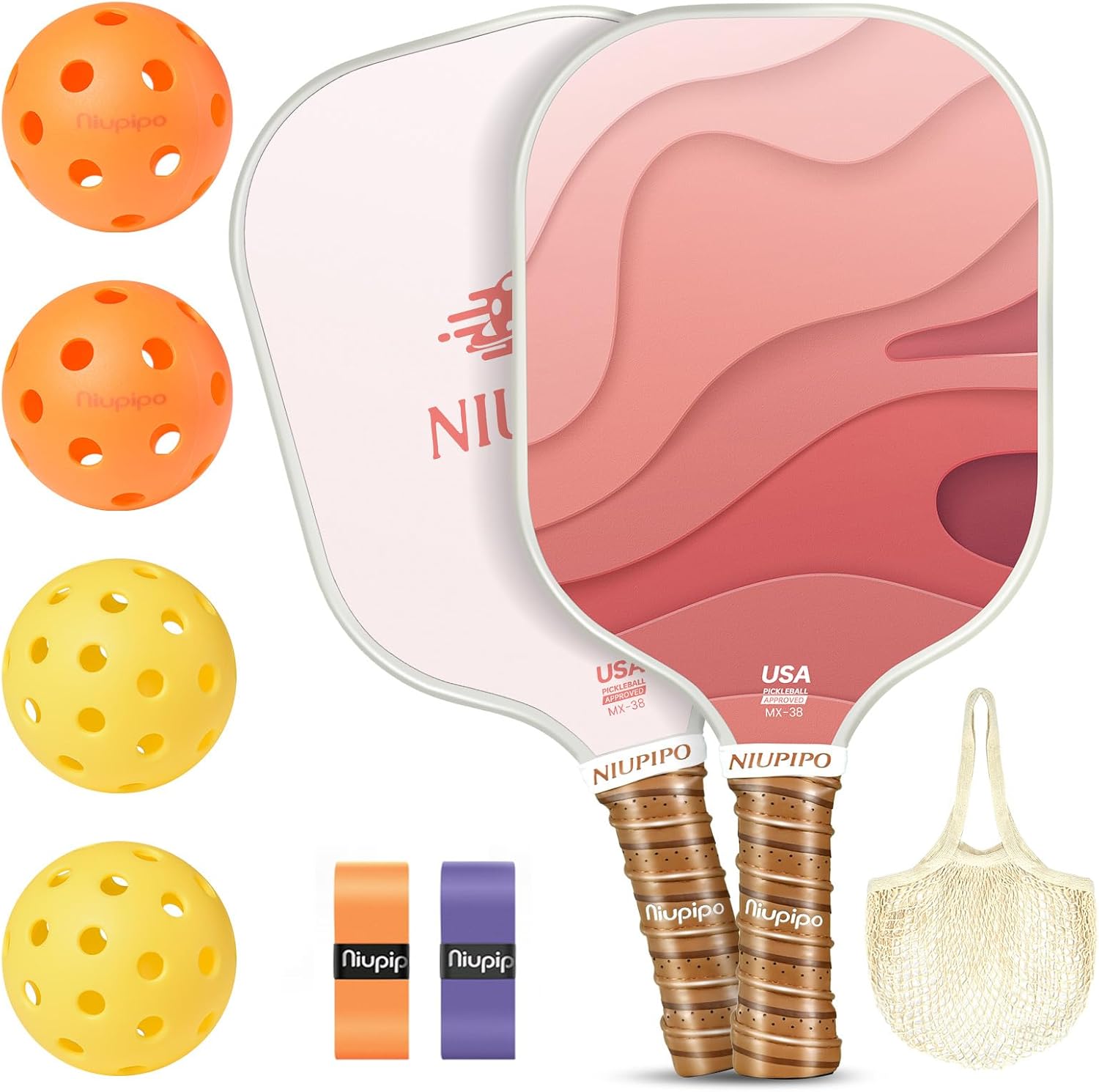 niupipo Fiberglass Pickleball Paddle